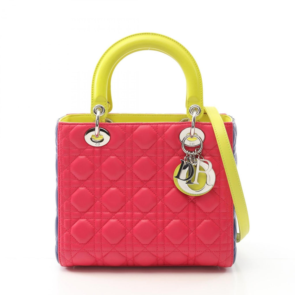 Dior LADY DIOR Cannage Leather Handbag