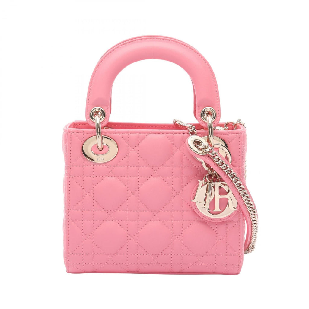 Dior Lady Dior Mini Leather Handbag