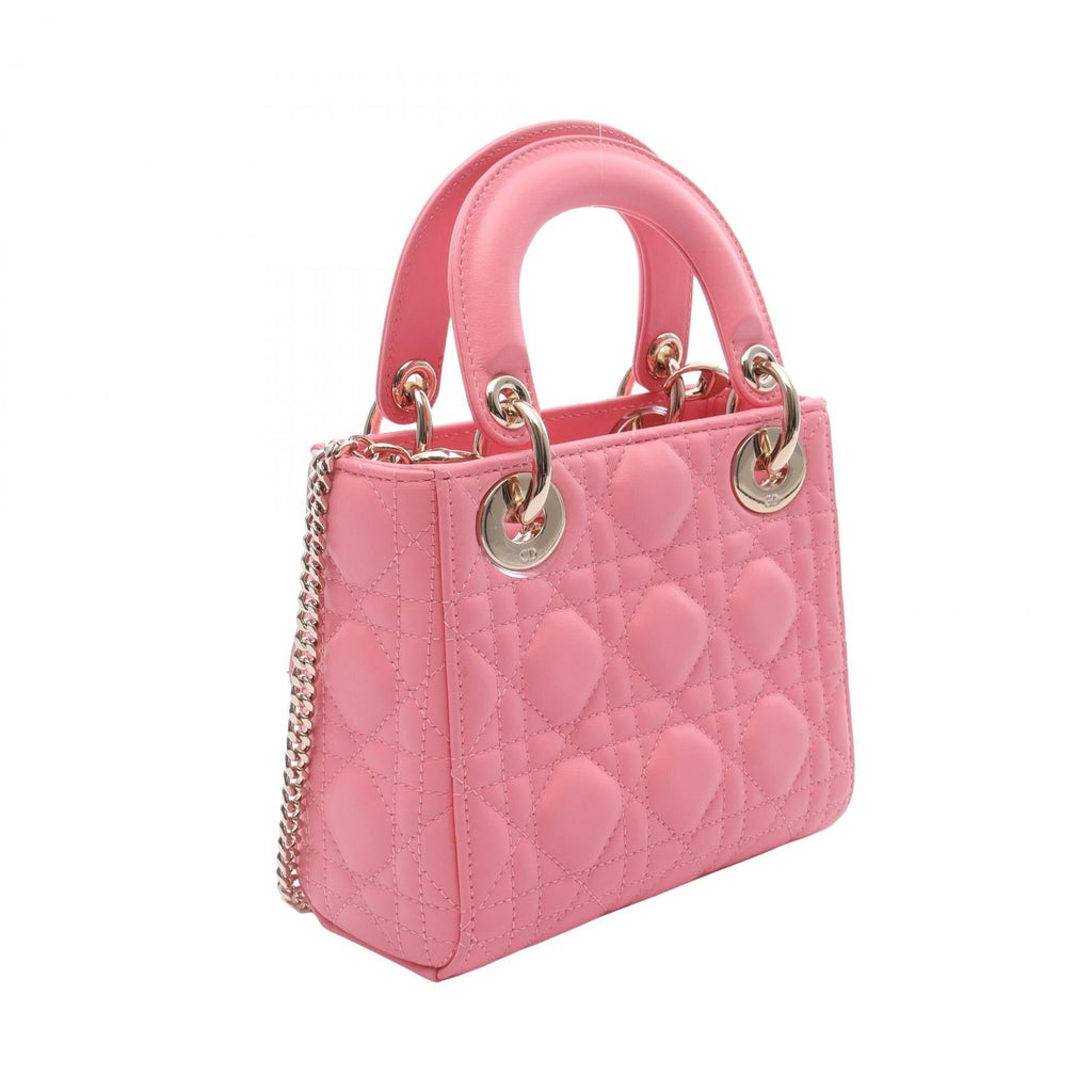 Dior Lady Dior Mini Leather Handbag