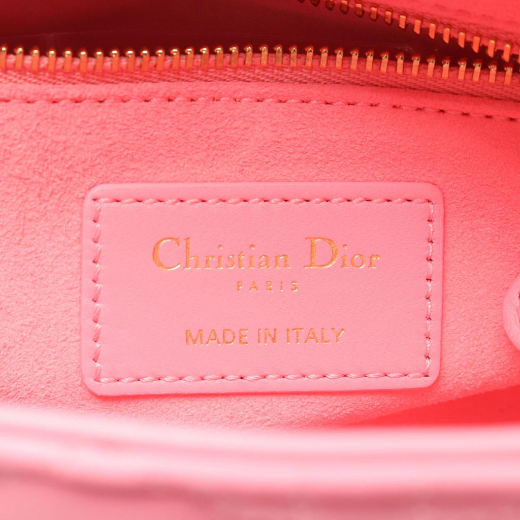 Dior Lady Dior Mini Leather Handbag