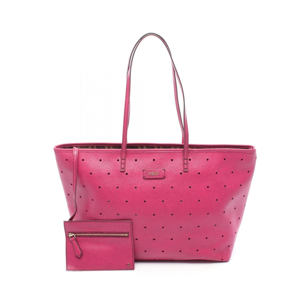 Fendi PVC Coated Canvas Tote Bag