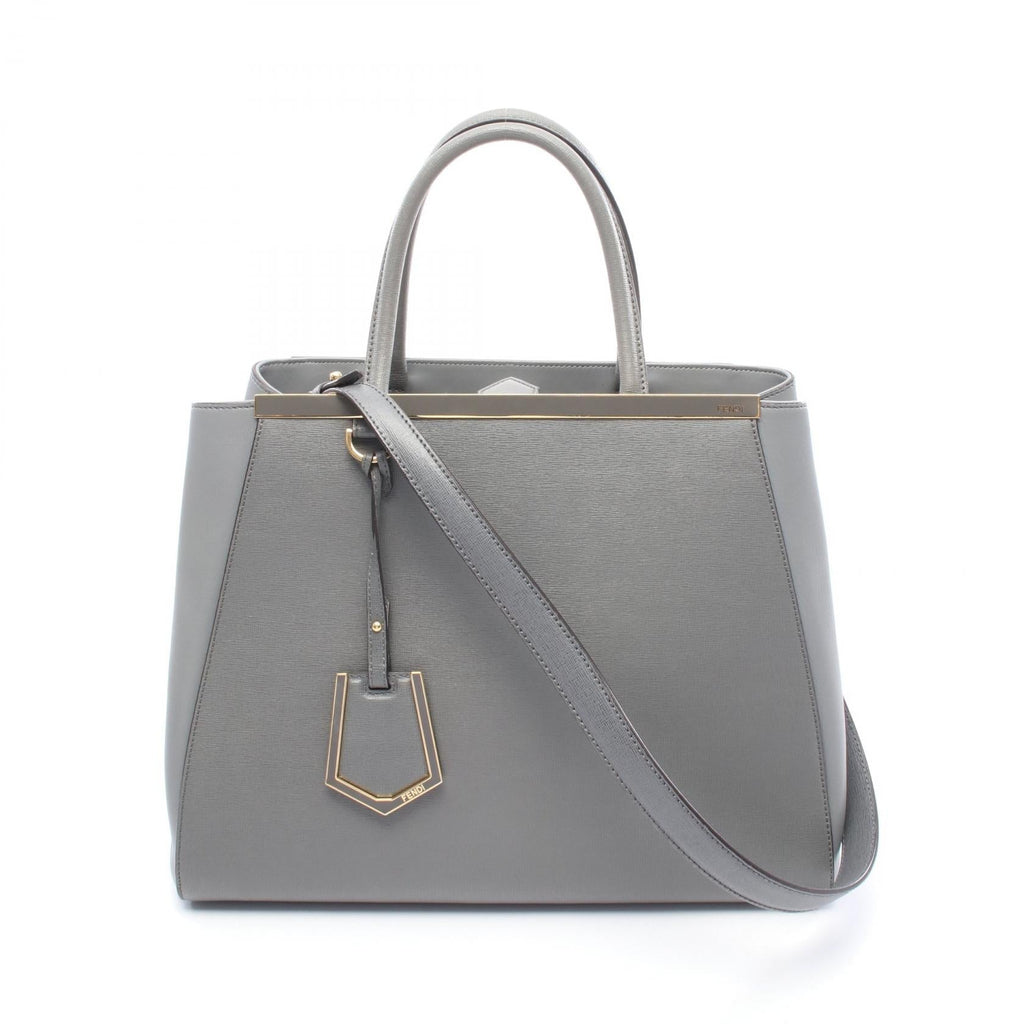 Fendi 2JOURS Leather Handbag