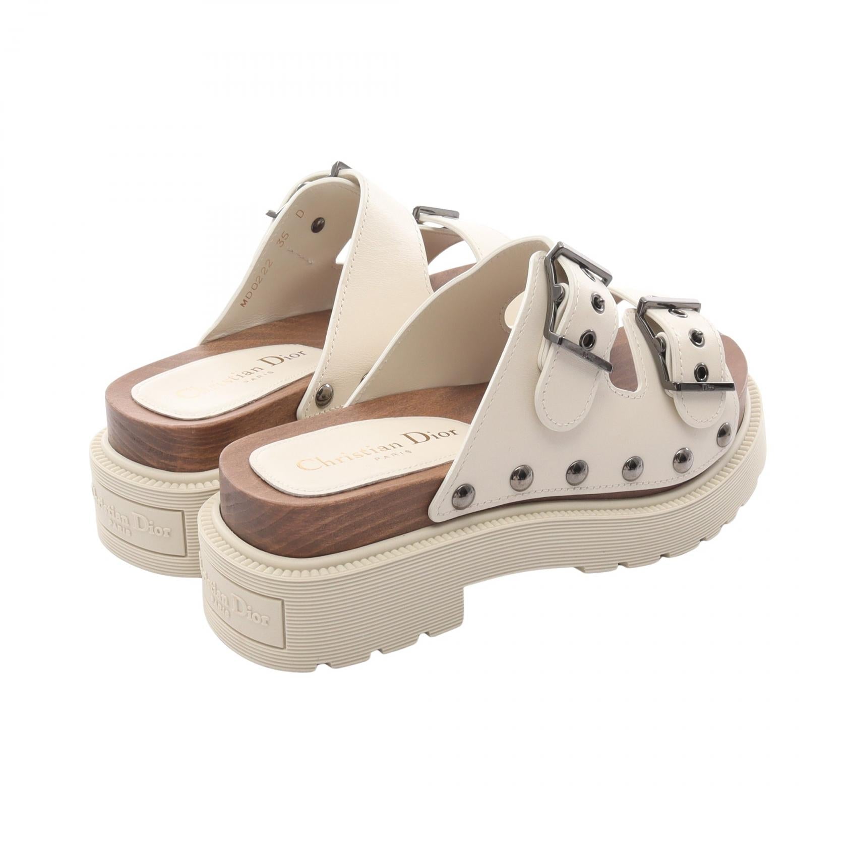 Christian Dior DIORQUAKE Leather Sandals