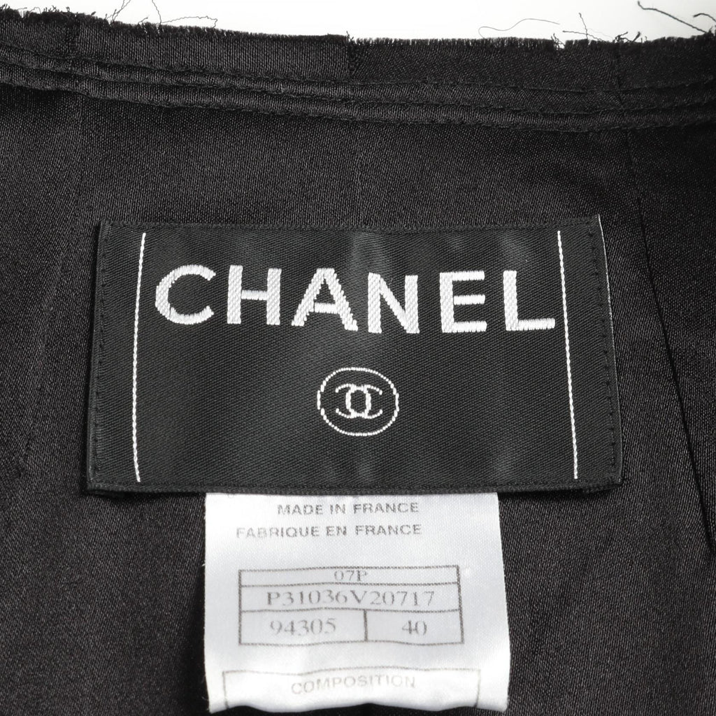 Chanel Coco Mark Button Wool Jacket