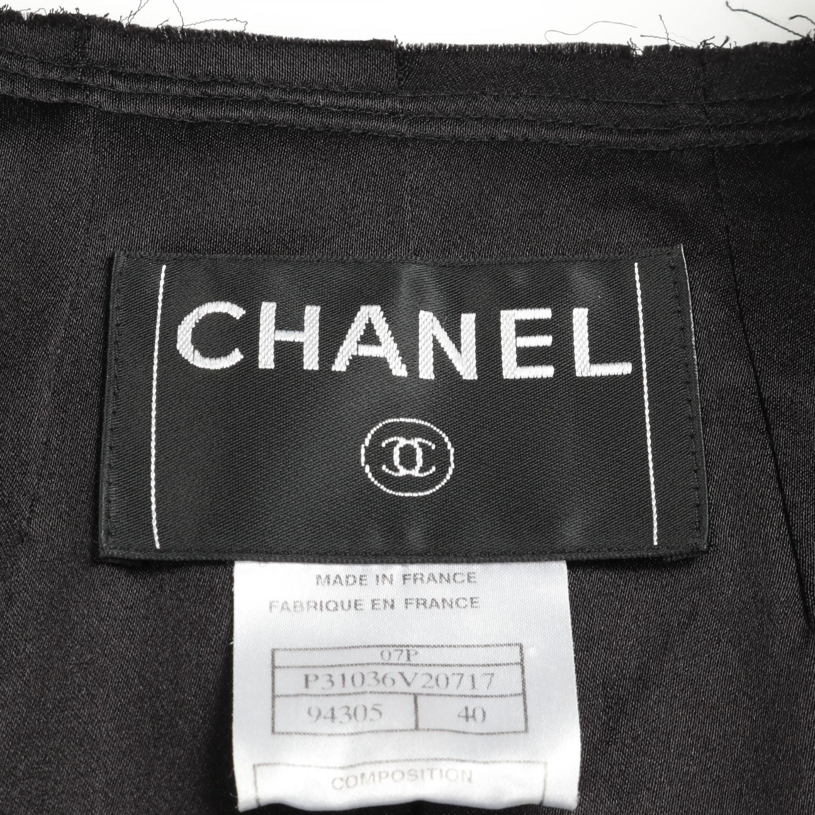 Chanel Coco Mark Button Wool Jacket