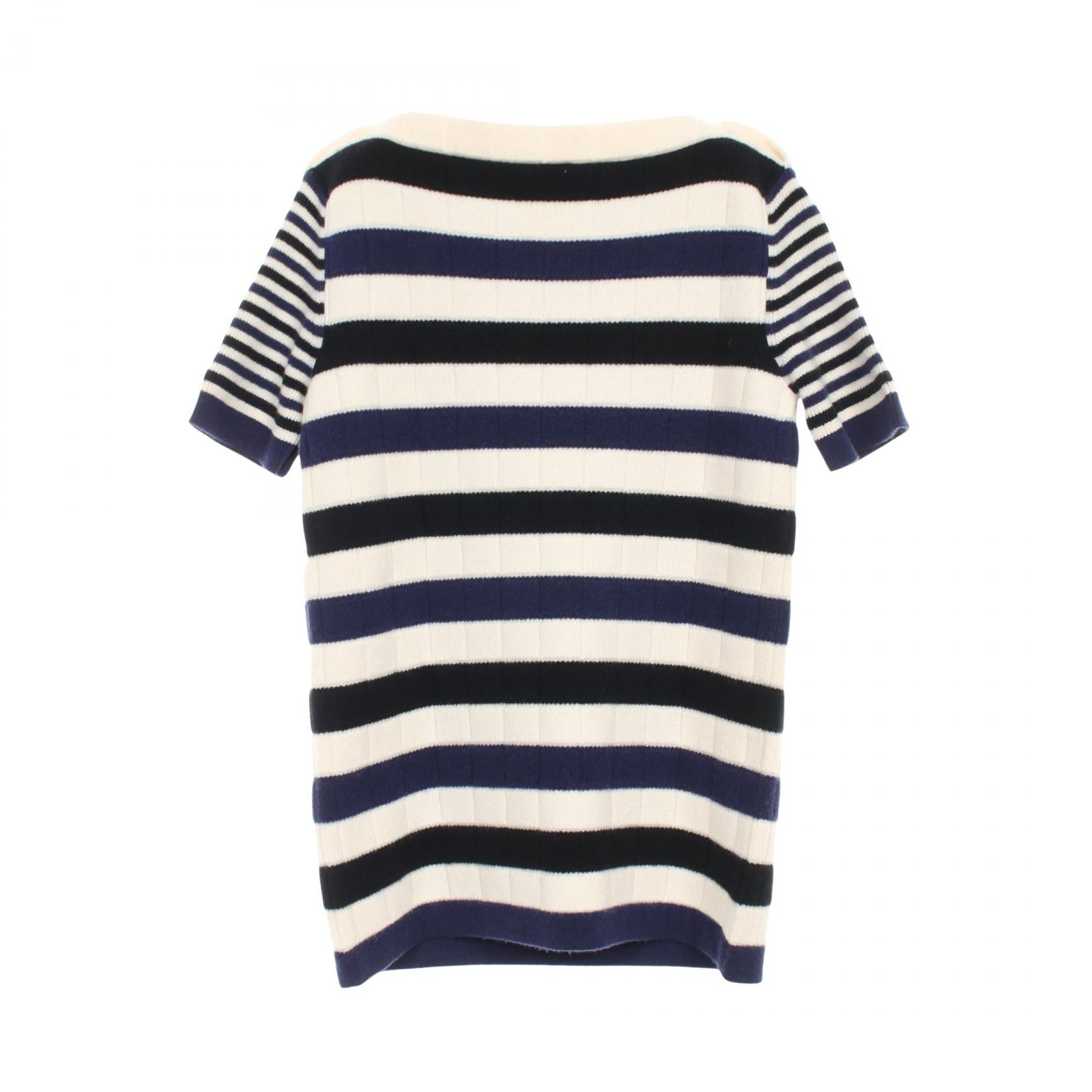 Chanel Coco Mark Button Cashmere Knitwear