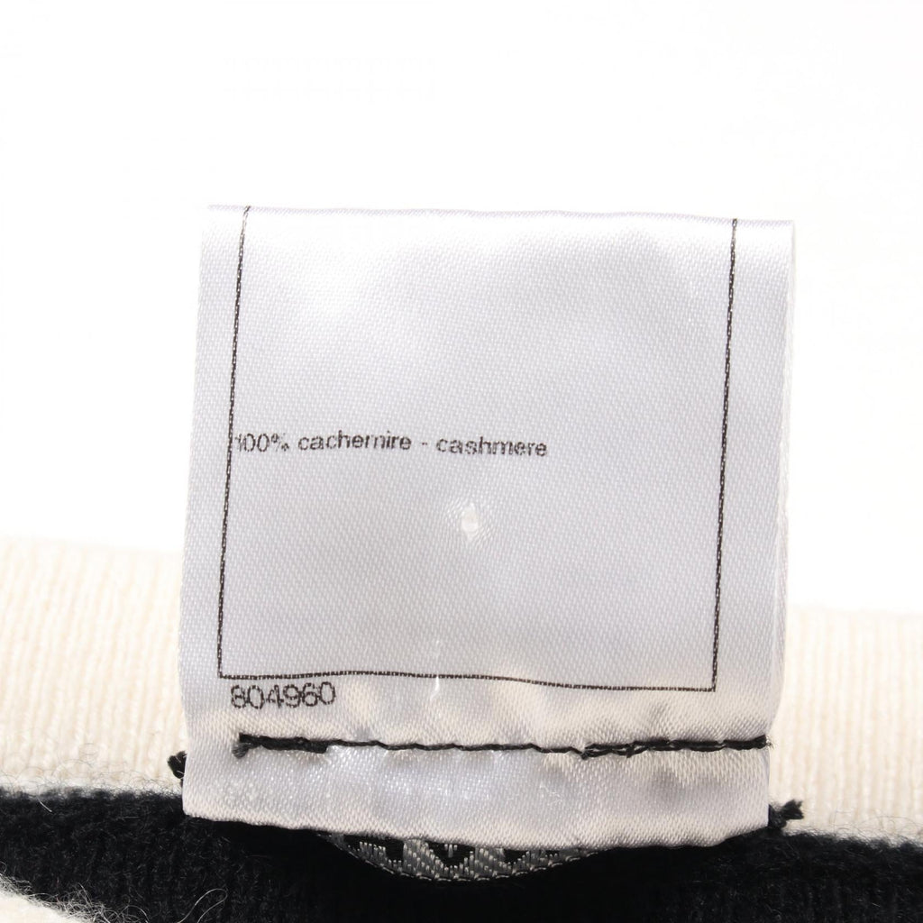 Chanel Coco Mark Button Cashmere Knitwear