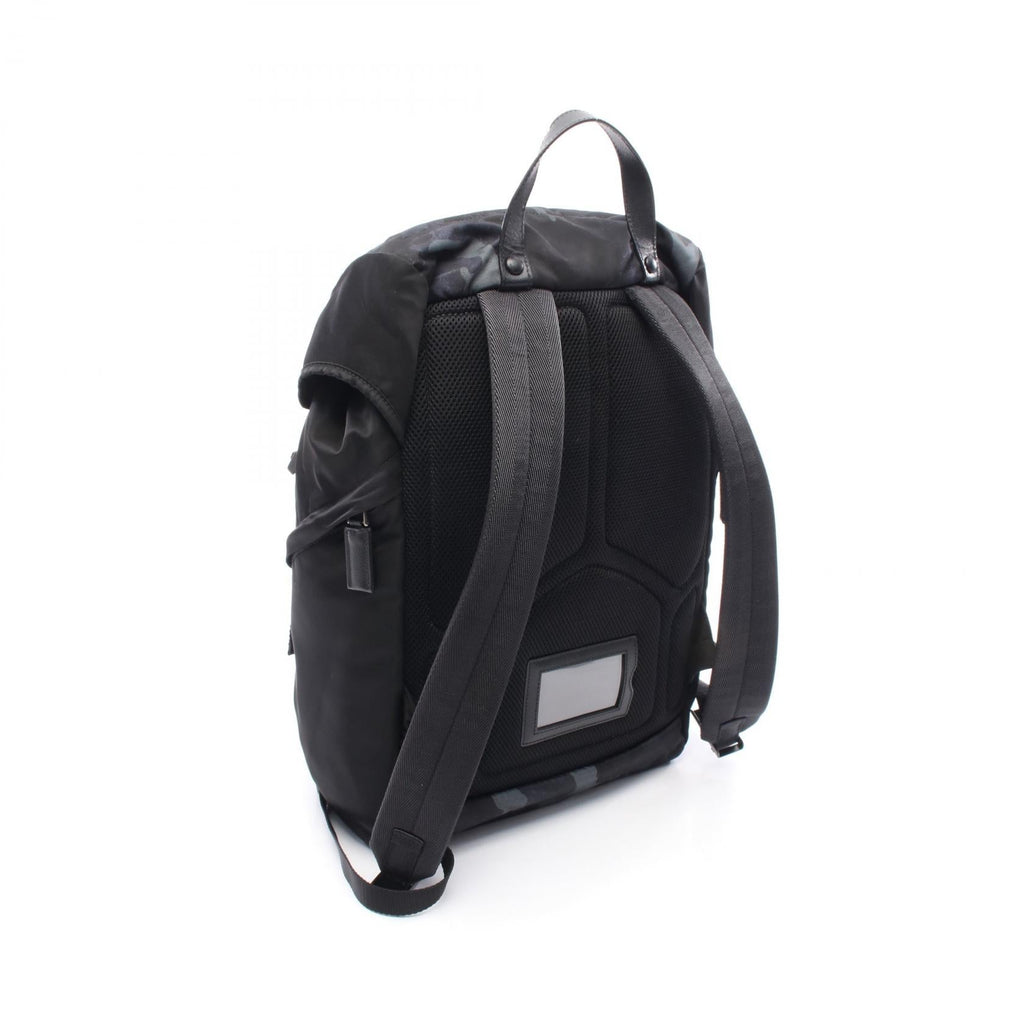Prada 2VZ135 Nylon Saffiano Leather Backpack