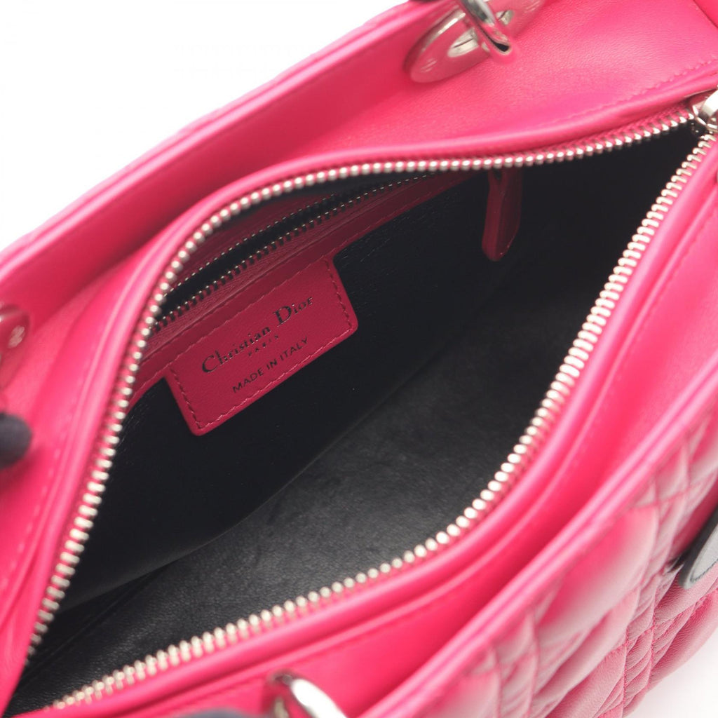 Dior LADY DIOR Leather 2way Handbag