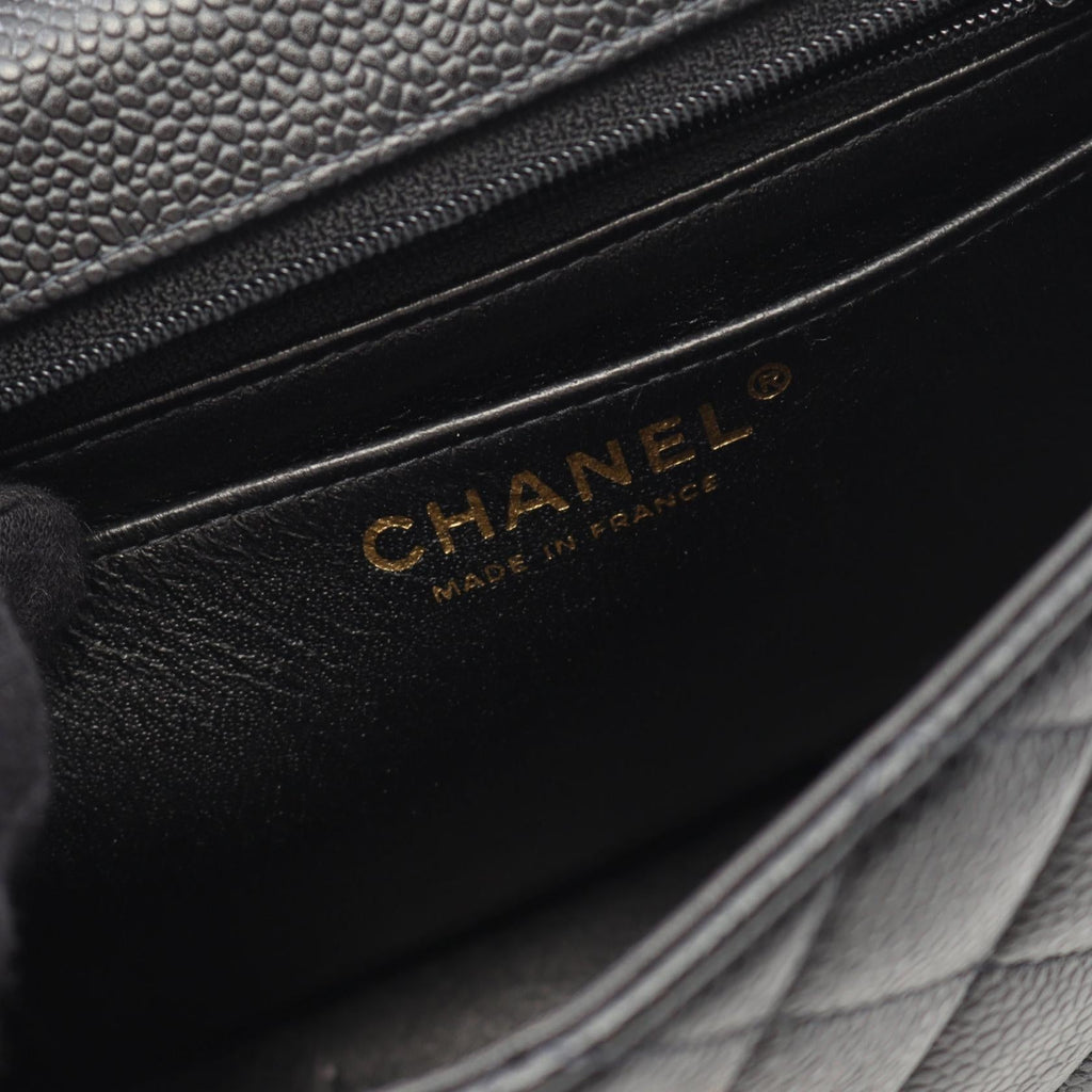 Chanel Mini Matelassé Caviar Skin Shoulder Bag
