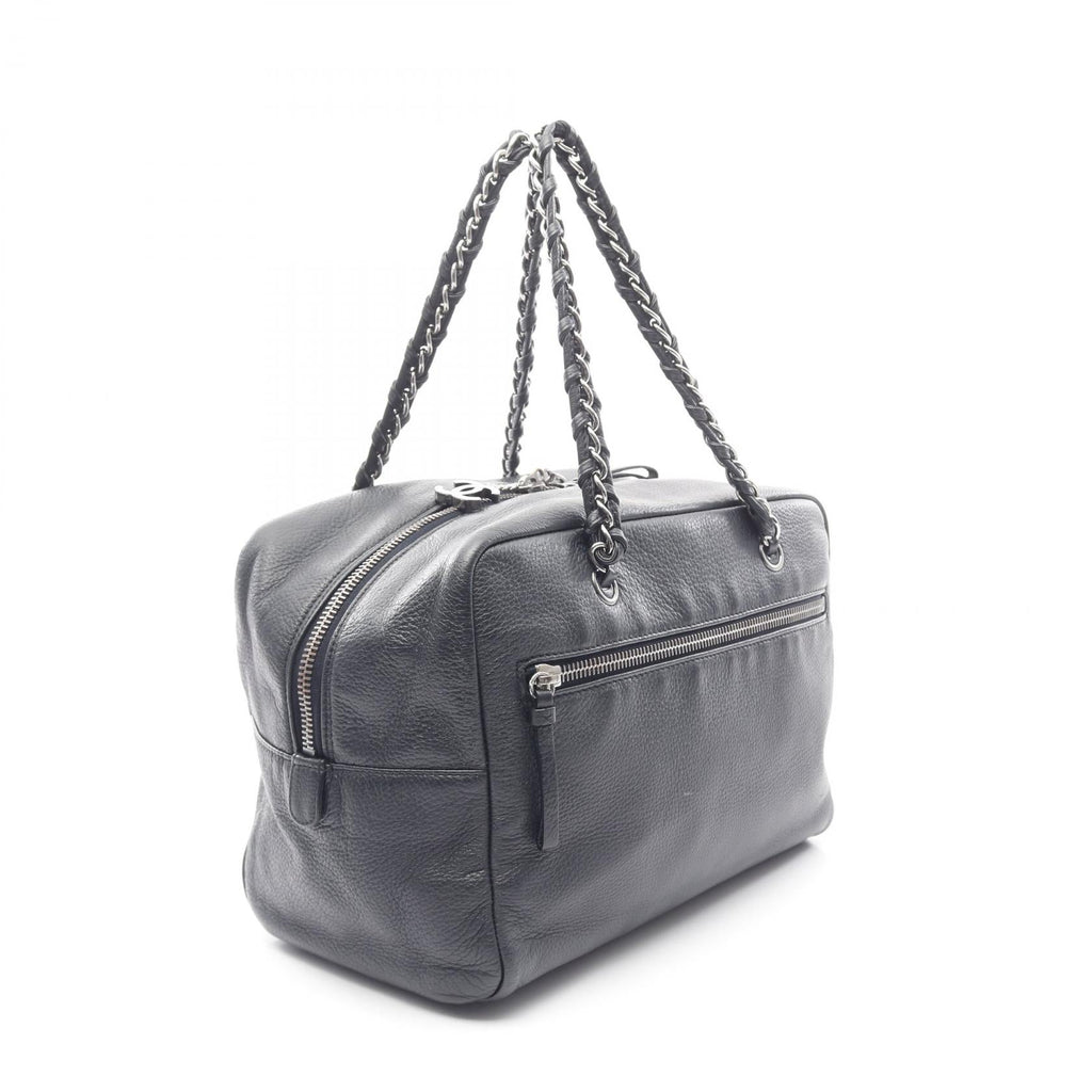 Chanel Coco Mark Leather Handbag