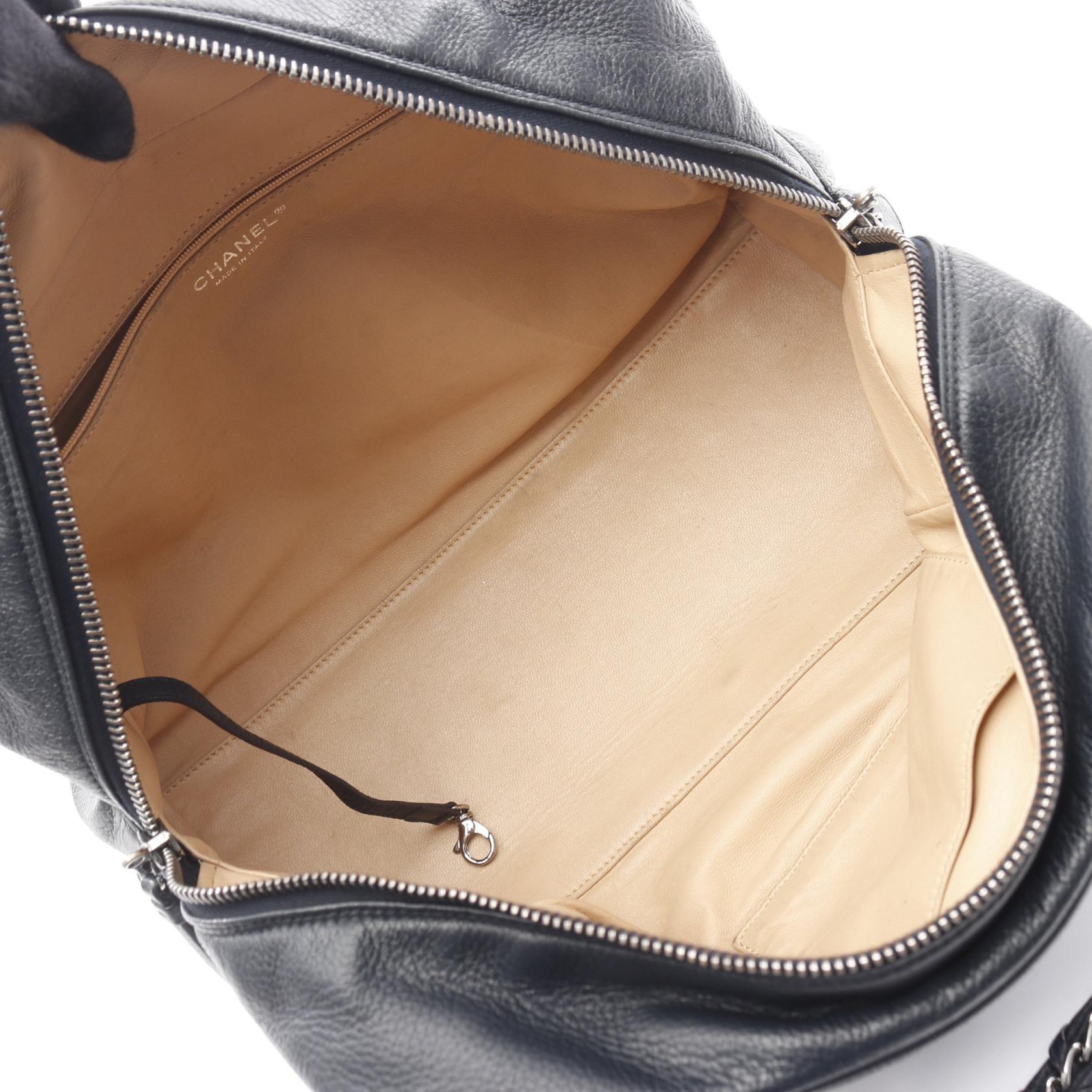 Chanel Coco Mark Leather Handbag
