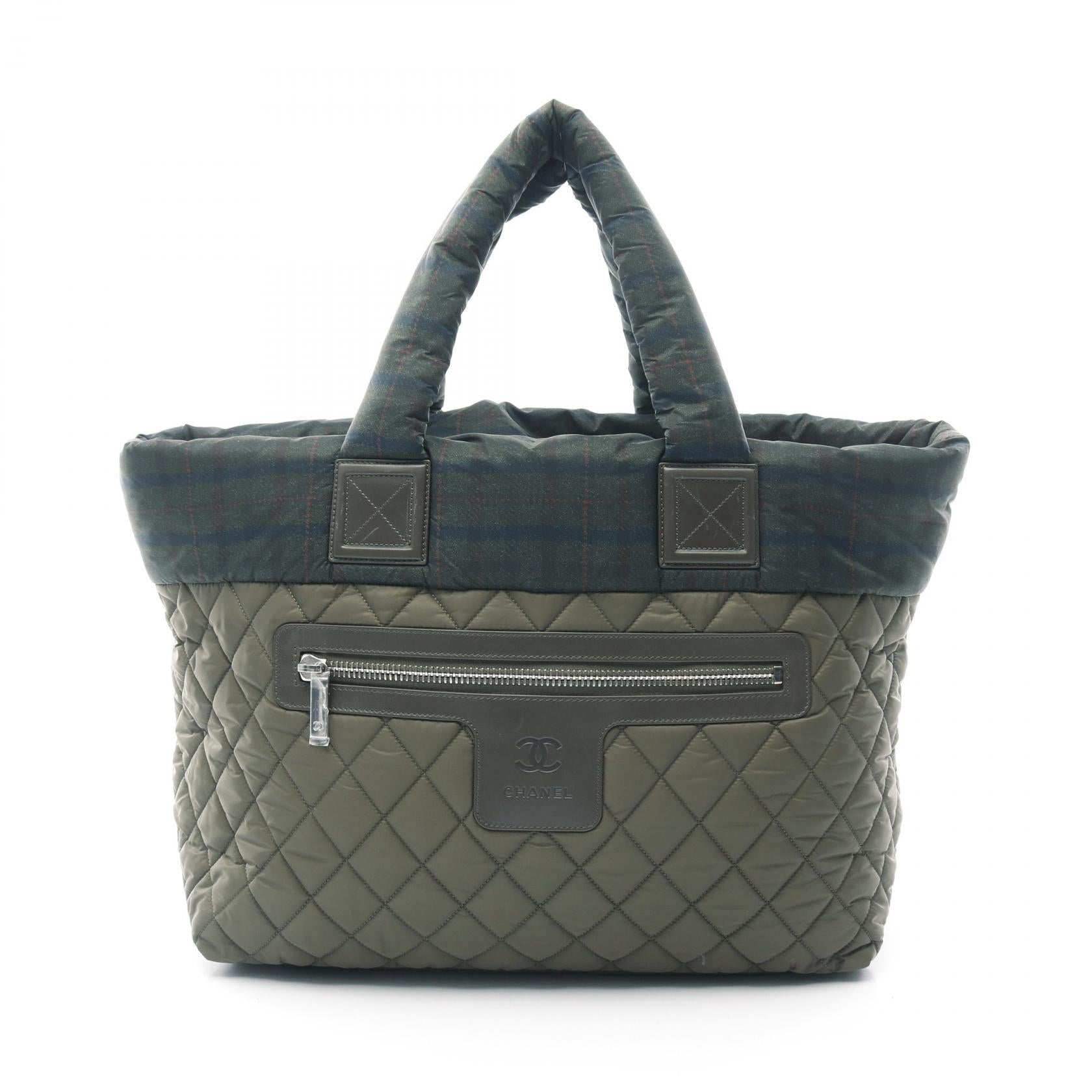 Chanel Coco Cocoon Nylon Leather Tote Bag