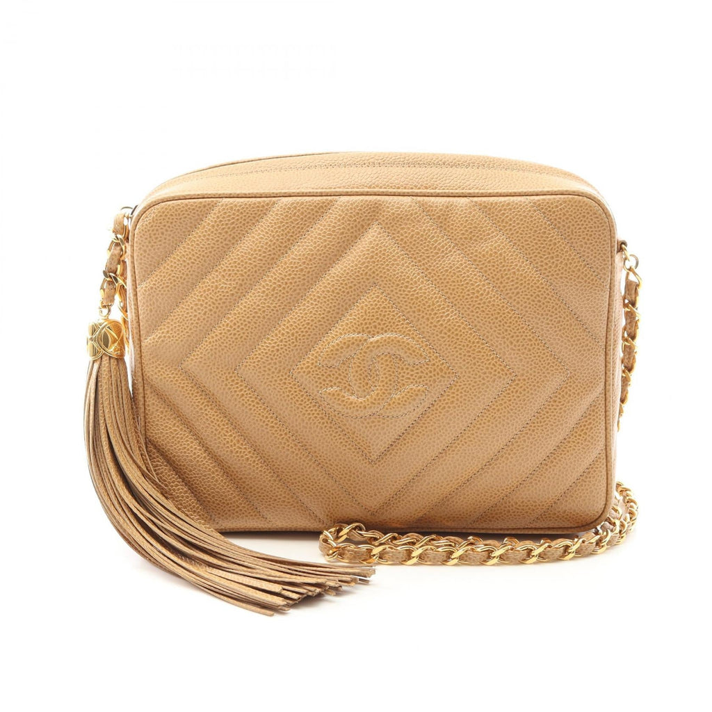 Chanel Coco Mark Grained Calfskin Shoulder Bag