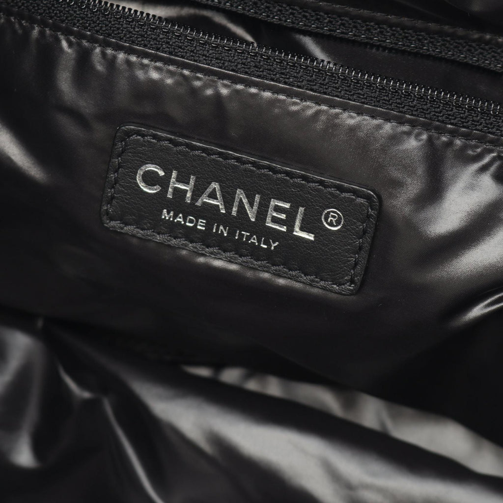 Chanel Embroidery Wool Leather Shoulder Bag