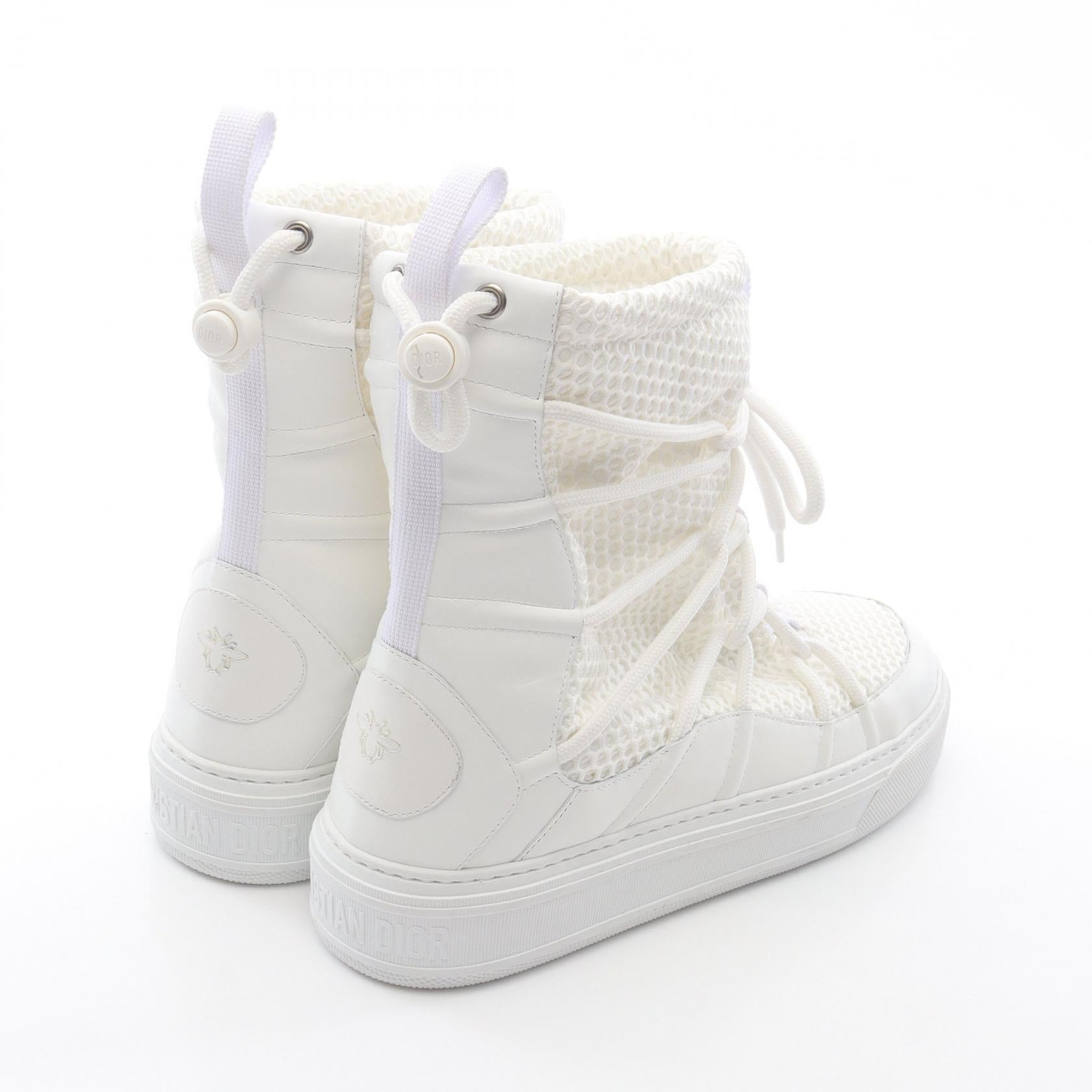 Christian Dior Leather Fabric Boots