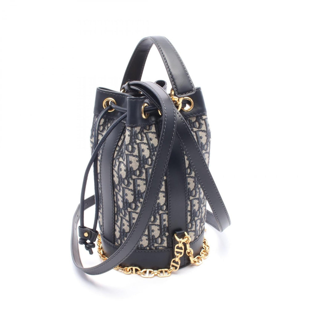 Dior Oblique Canvas Leather Backpack