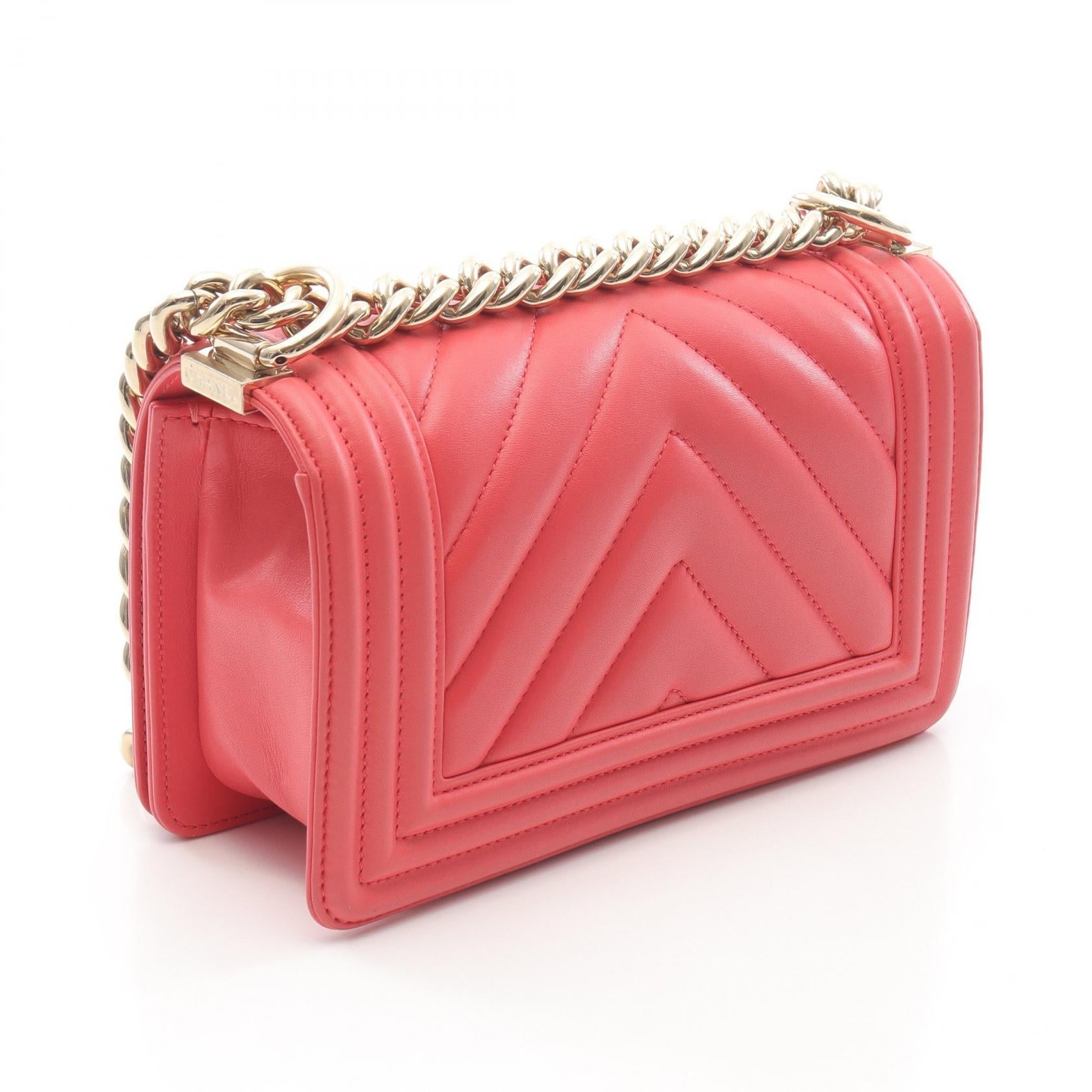 Chanel Boy Chanel Lambskin Shoulder Bag