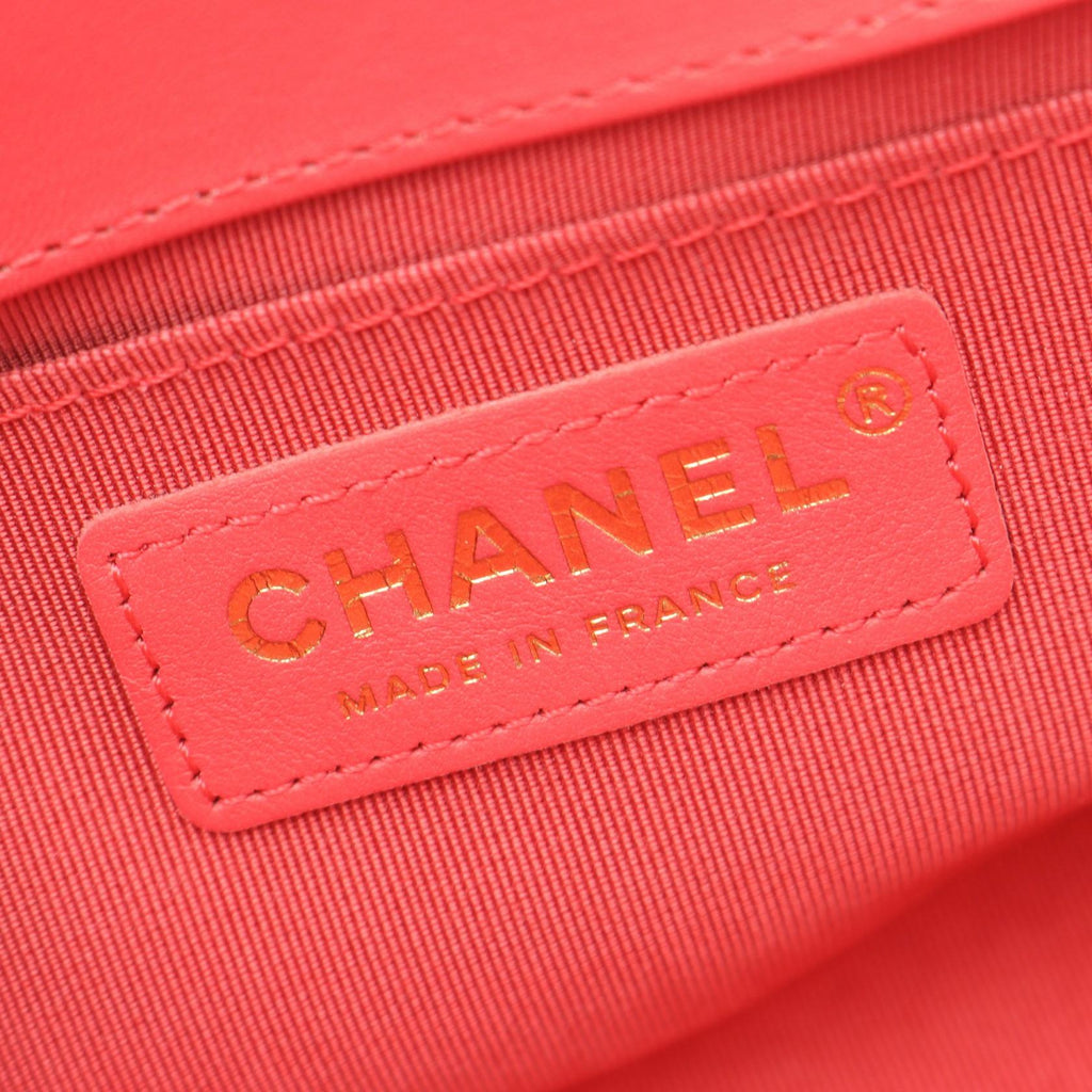 Chanel Boy Chanel Lambskin Shoulder Bag
