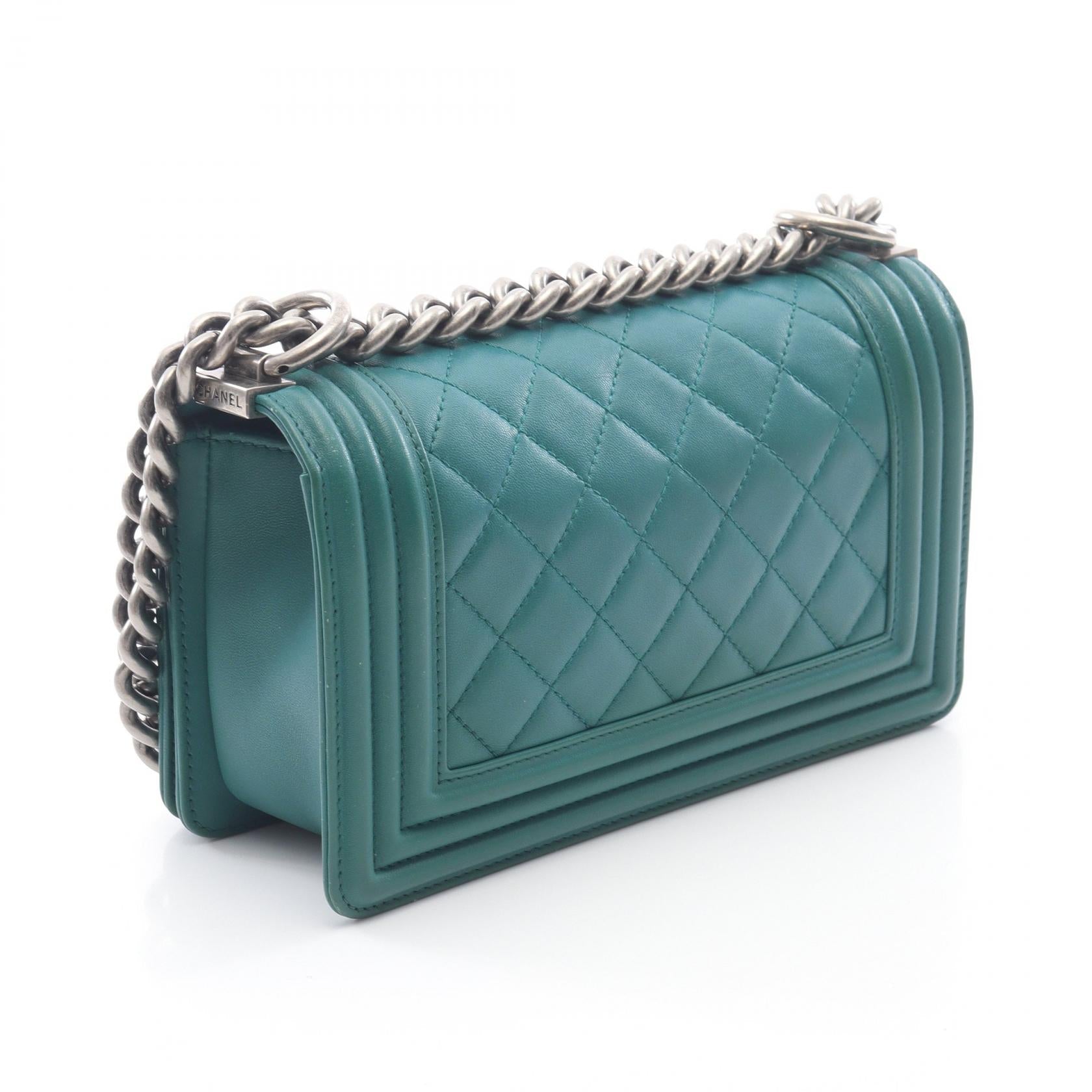 Chanel Boy Chanel Lambskin Shoulder Bag
