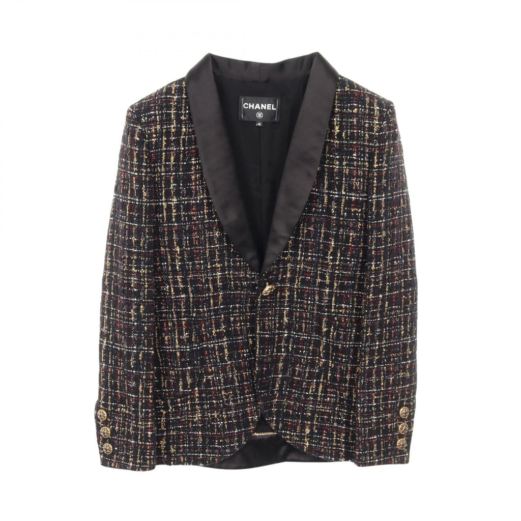 Chanel Coco Mark Gripoix Button Wool Mohair Jacket