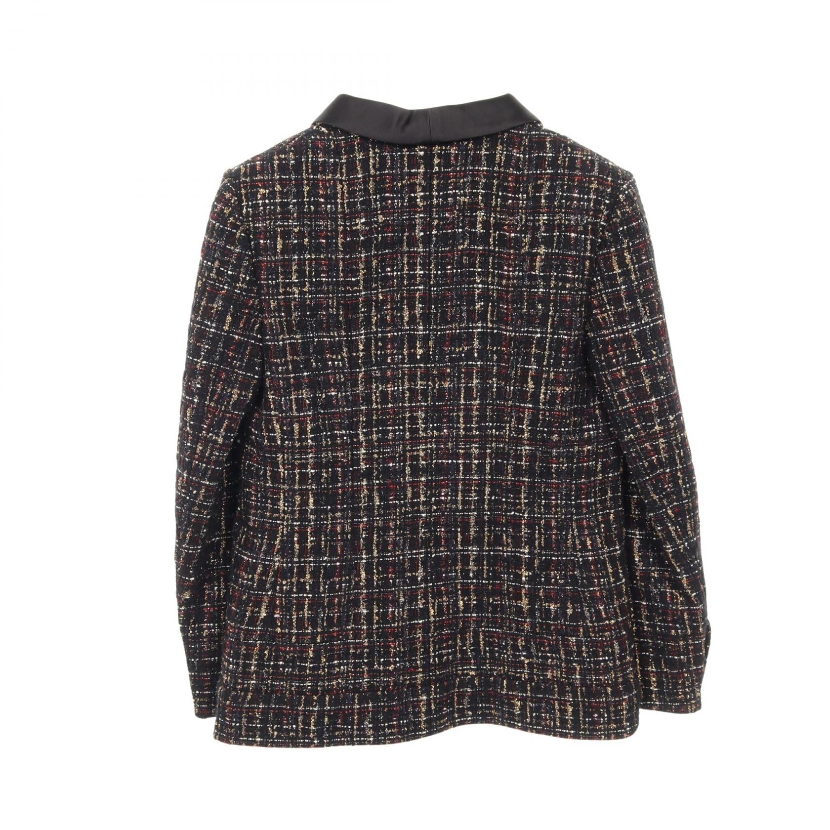 Chanel Coco Mark Gripoix Button Wool Mohair Jacket