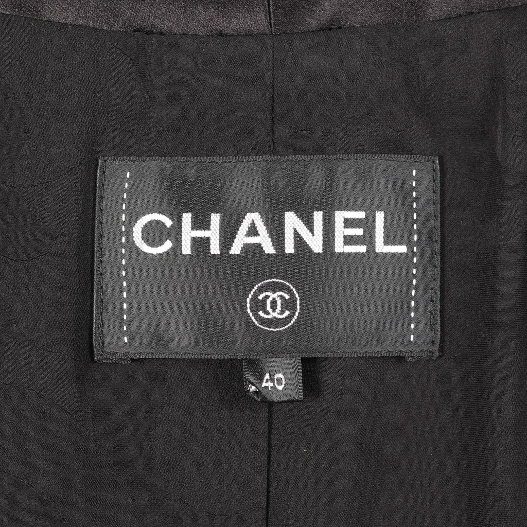 Chanel Coco Mark Gripoix Button Wool Mohair Jacket