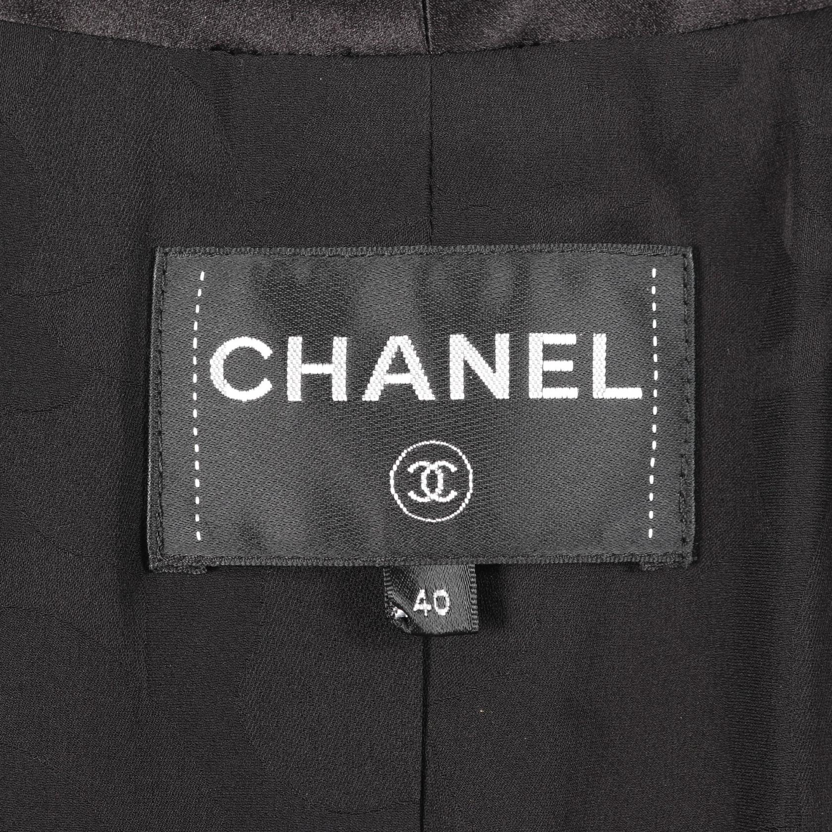Chanel Coco Mark Gripoix Button Wool Mohair Jacket