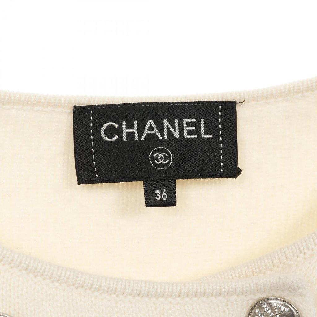 Chanel Coco Mark Cashmere Silk Knit Jacket
