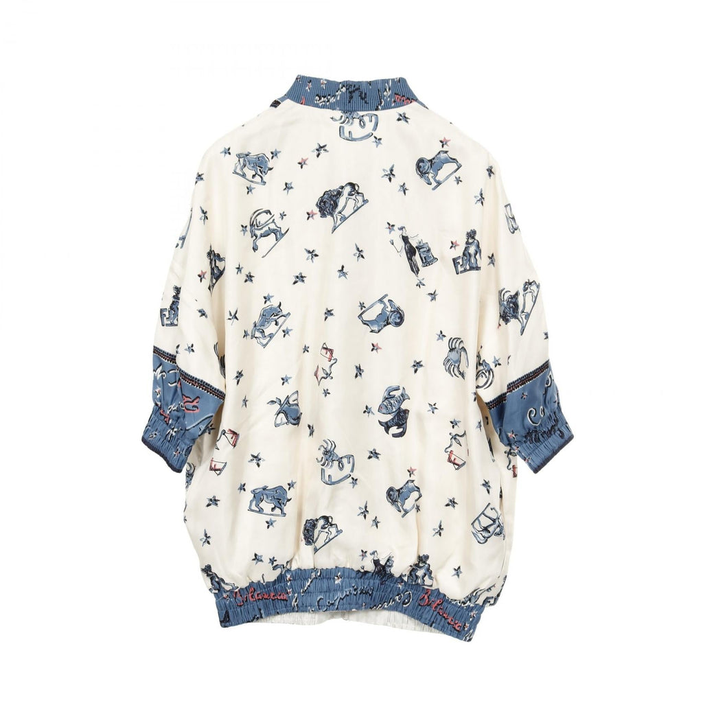 Fendi ASTROLOGY MOTIF Silk Jacket