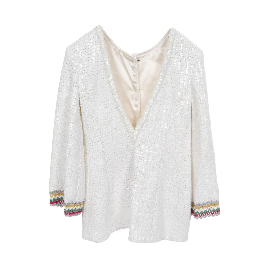 Chanel Coco Mark Button Spangle Outerwear