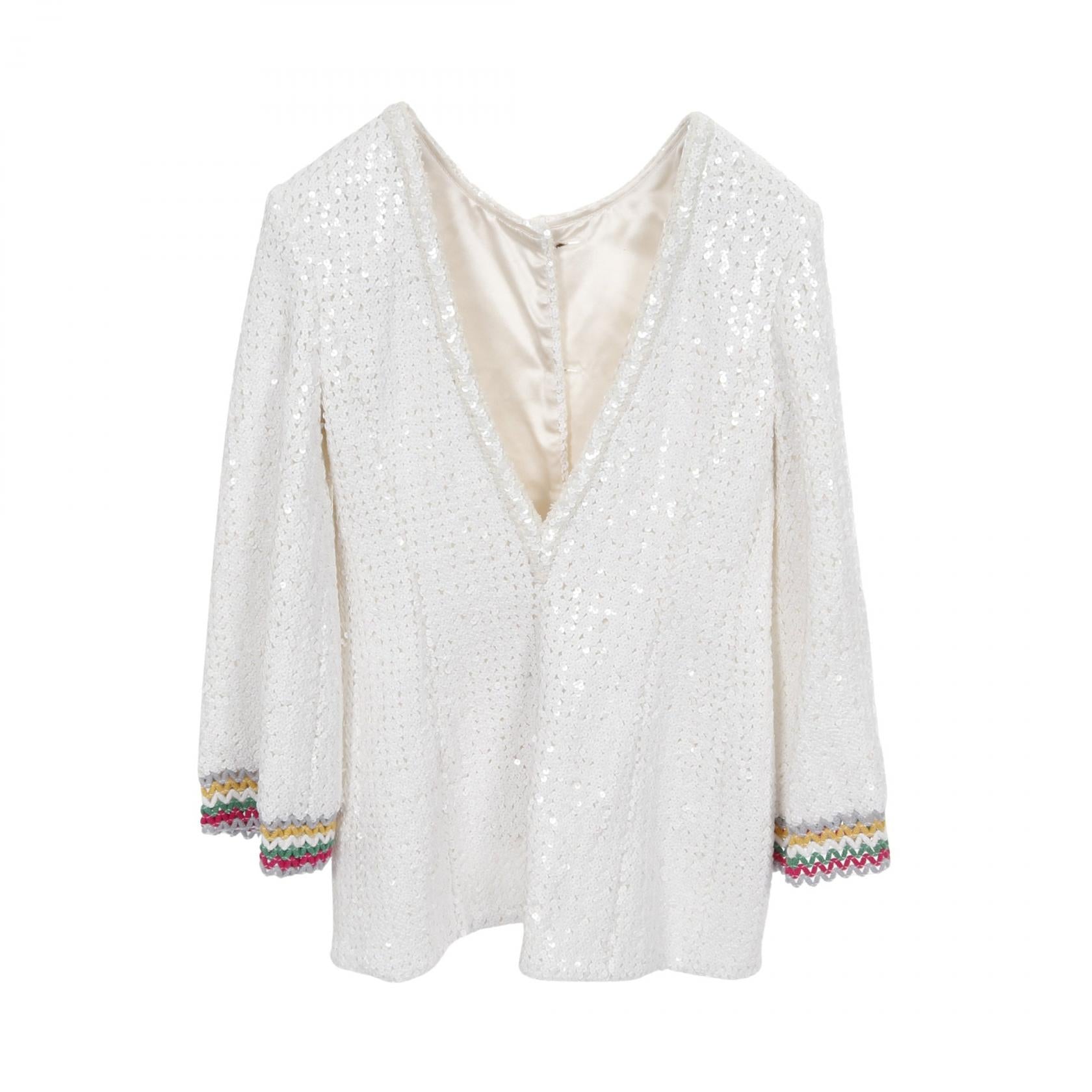 Chanel Coco Mark Button Spangle Outerwear