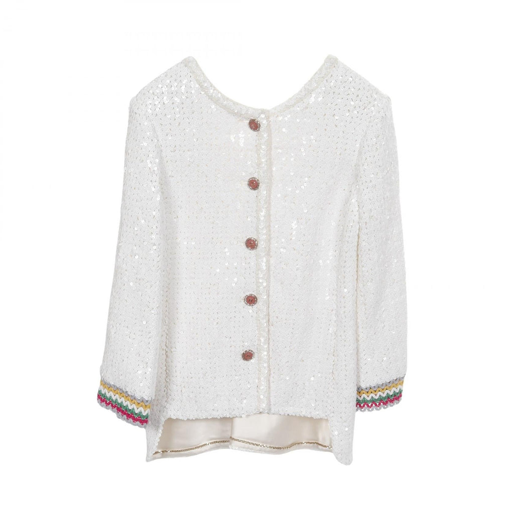 Chanel Coco Mark Button Spangle Outerwear