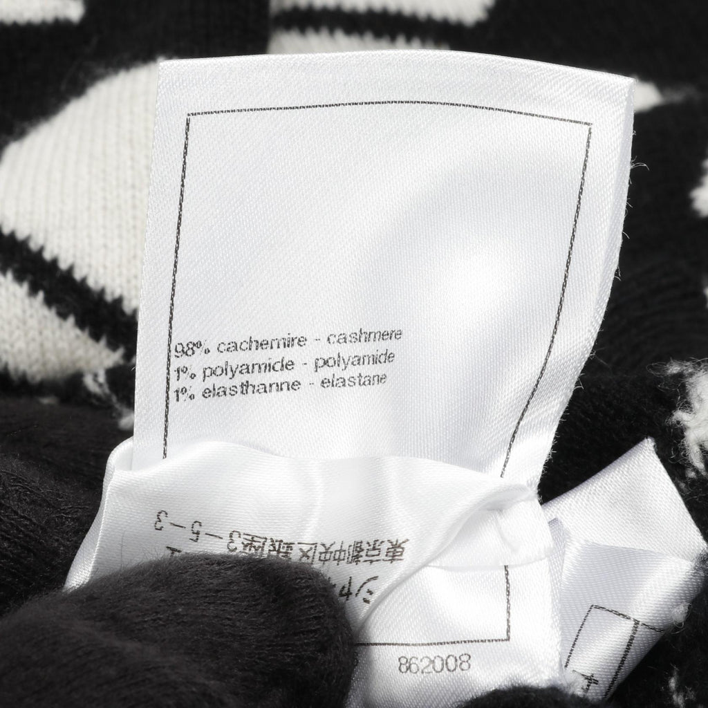 Chanel Coco Mark Flower Logo Cashmere Knitwear