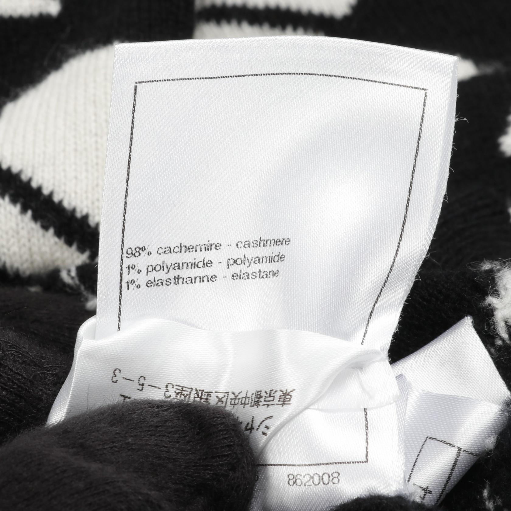 Chanel Coco Mark Flower Logo Cashmere Knitwear