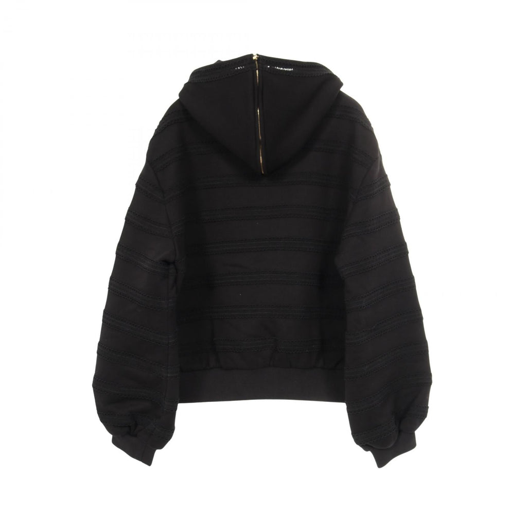 Chanel Coco Mark Lace Cotton Hoodie