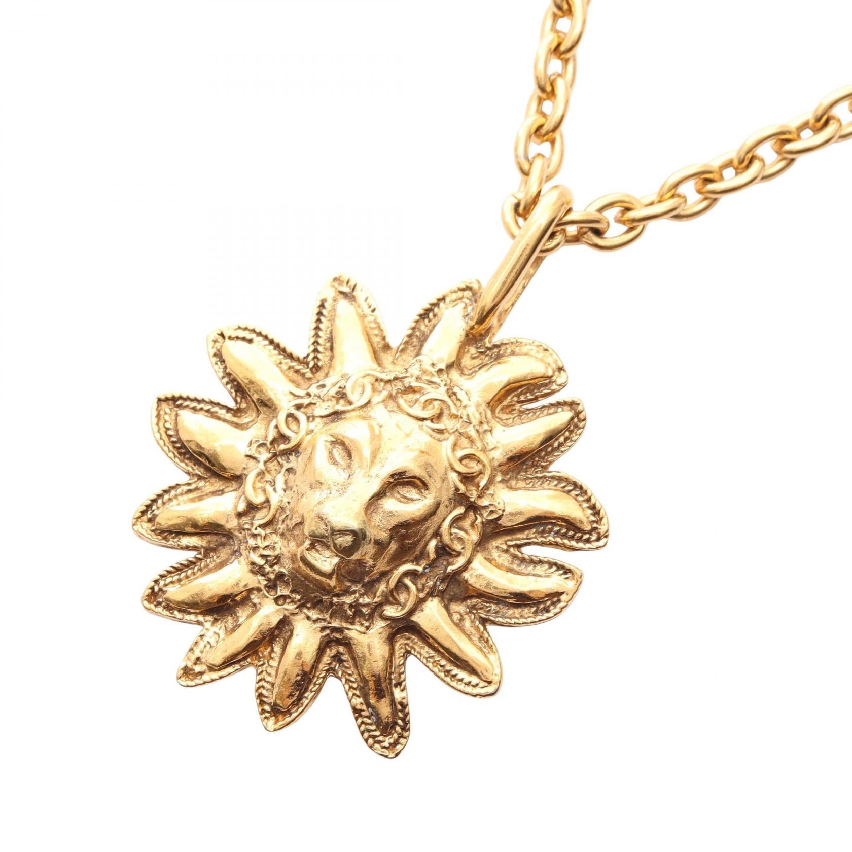 Chanel Coco Mark Lion Necklace