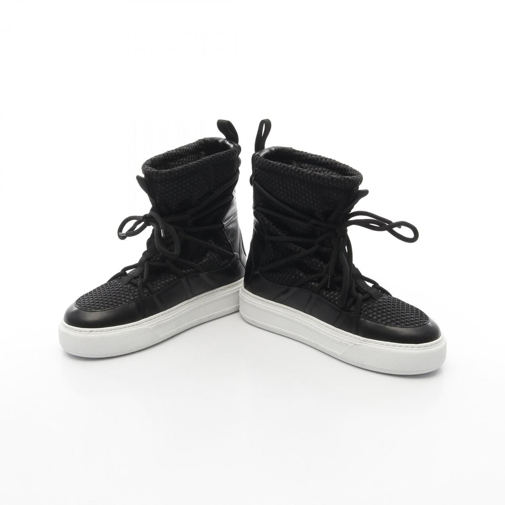Christian Dior Mesh Leather Fabric Boots