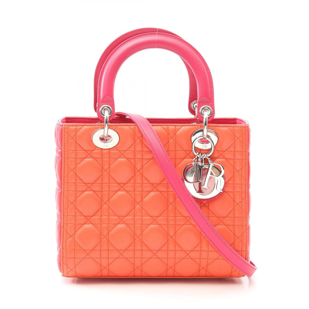 Dior LADY DIOR Leather Handbag