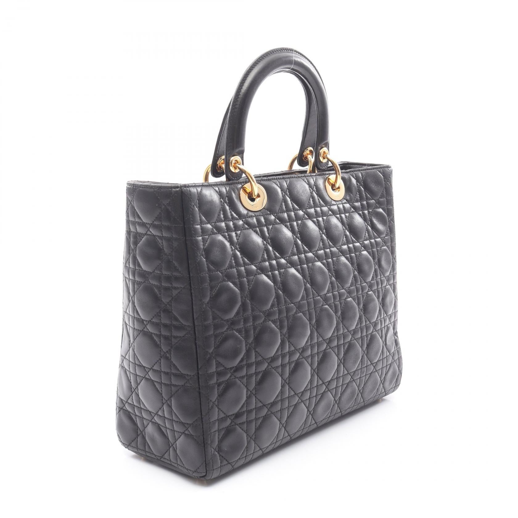 Dior Lady Dior Leather Handbag
