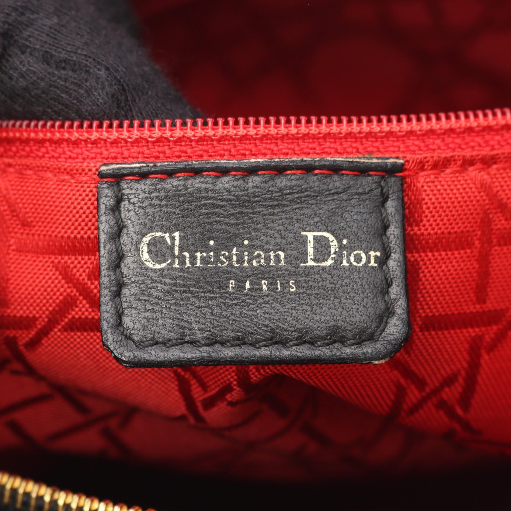 Dior Lady Dior Leather Handbag
