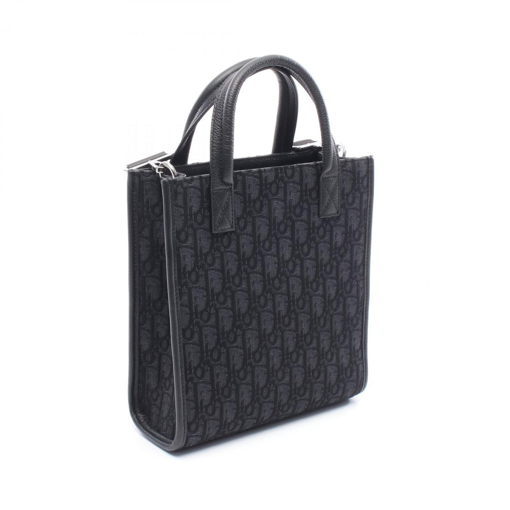 Dior Safari Oblique Canvas Leather Handbag