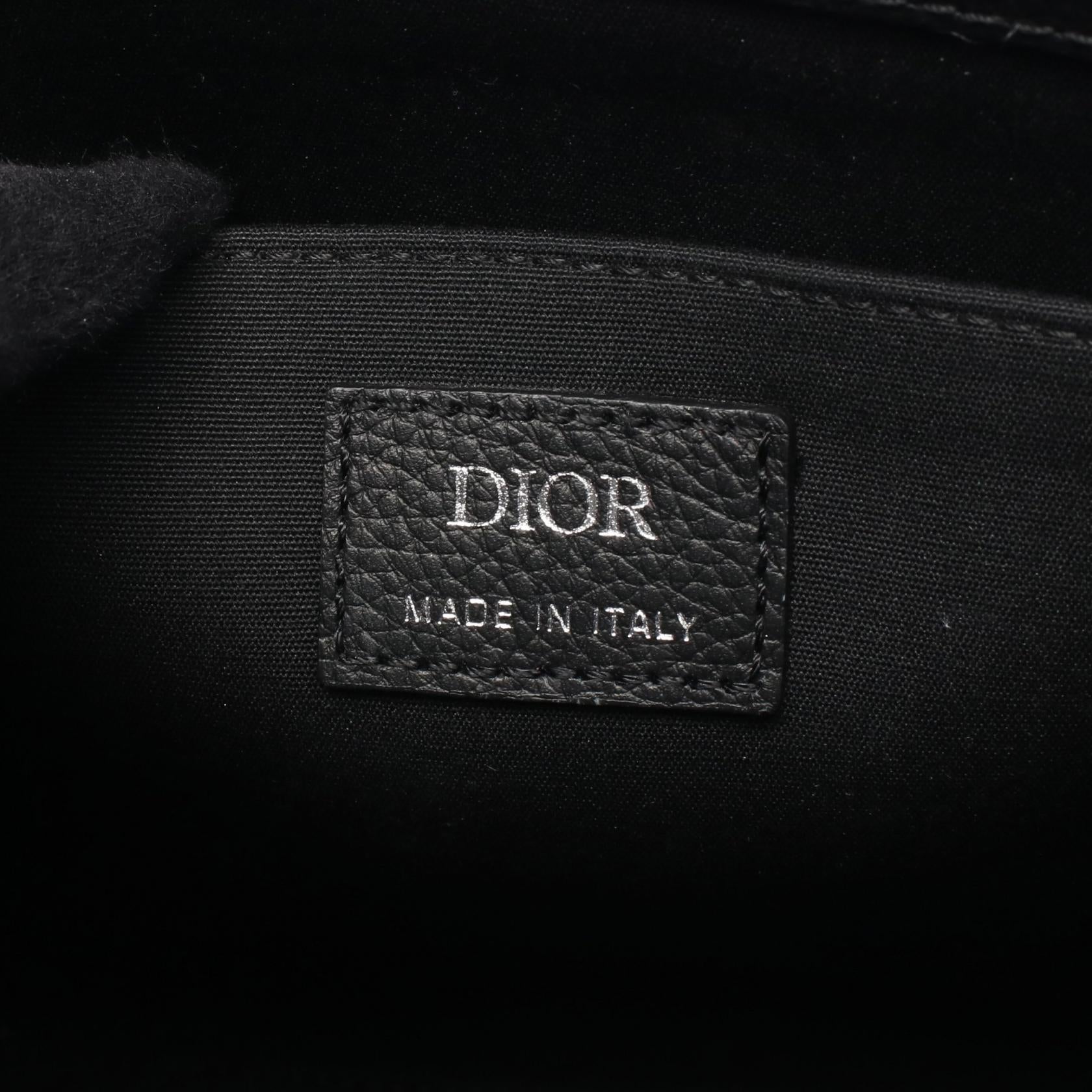 Dior Safari Oblique Canvas Leather Handbag