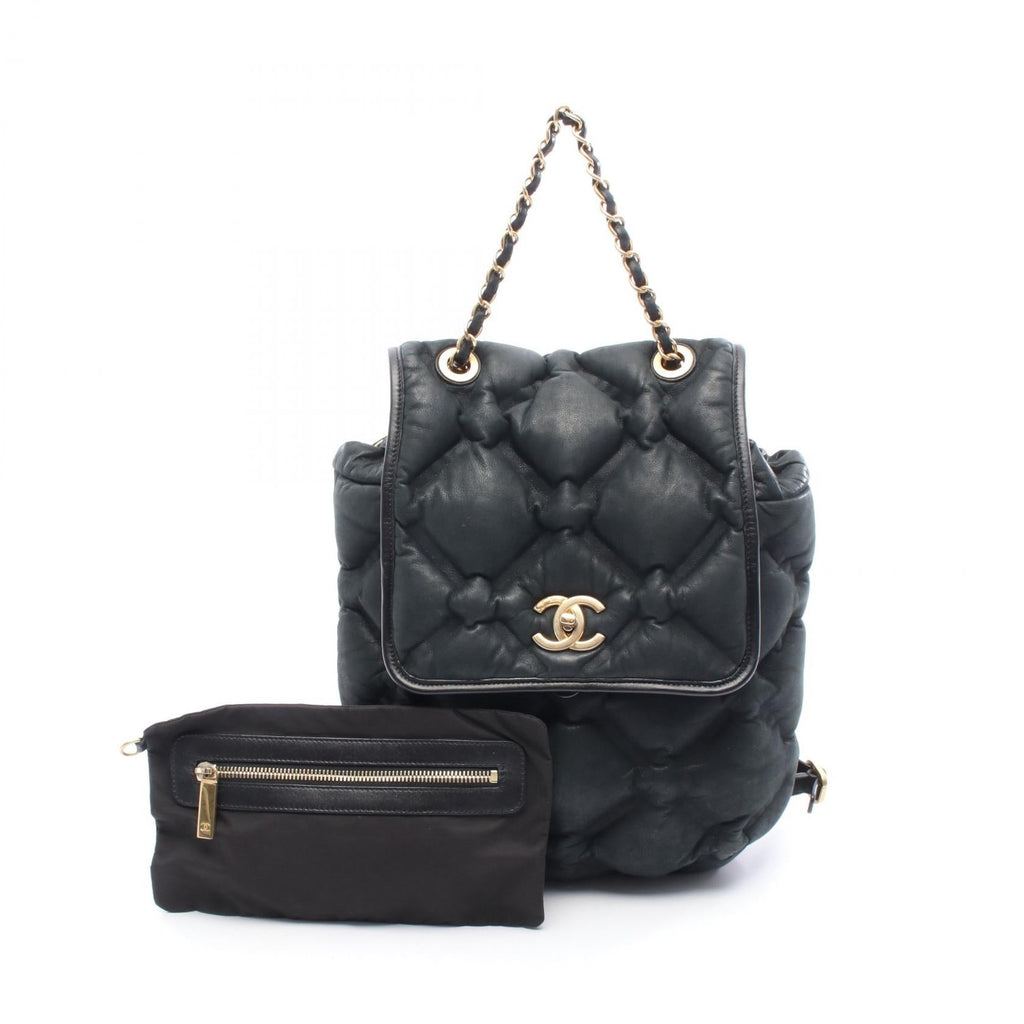 Chanel Bubble Quilt Calfskin Backpack
