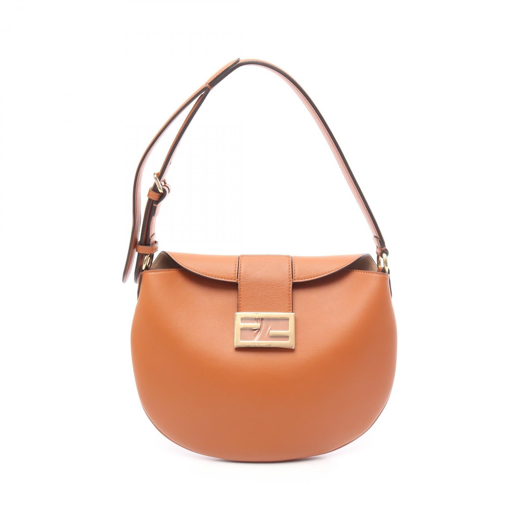Fendi Croissant Leather Handbag
