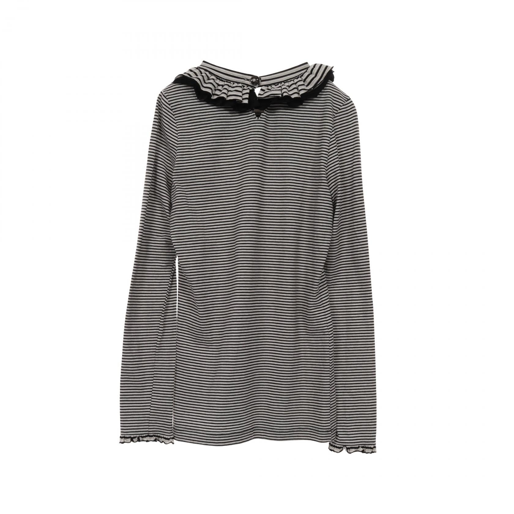 Chanel Coco Mark Button Cotton Top