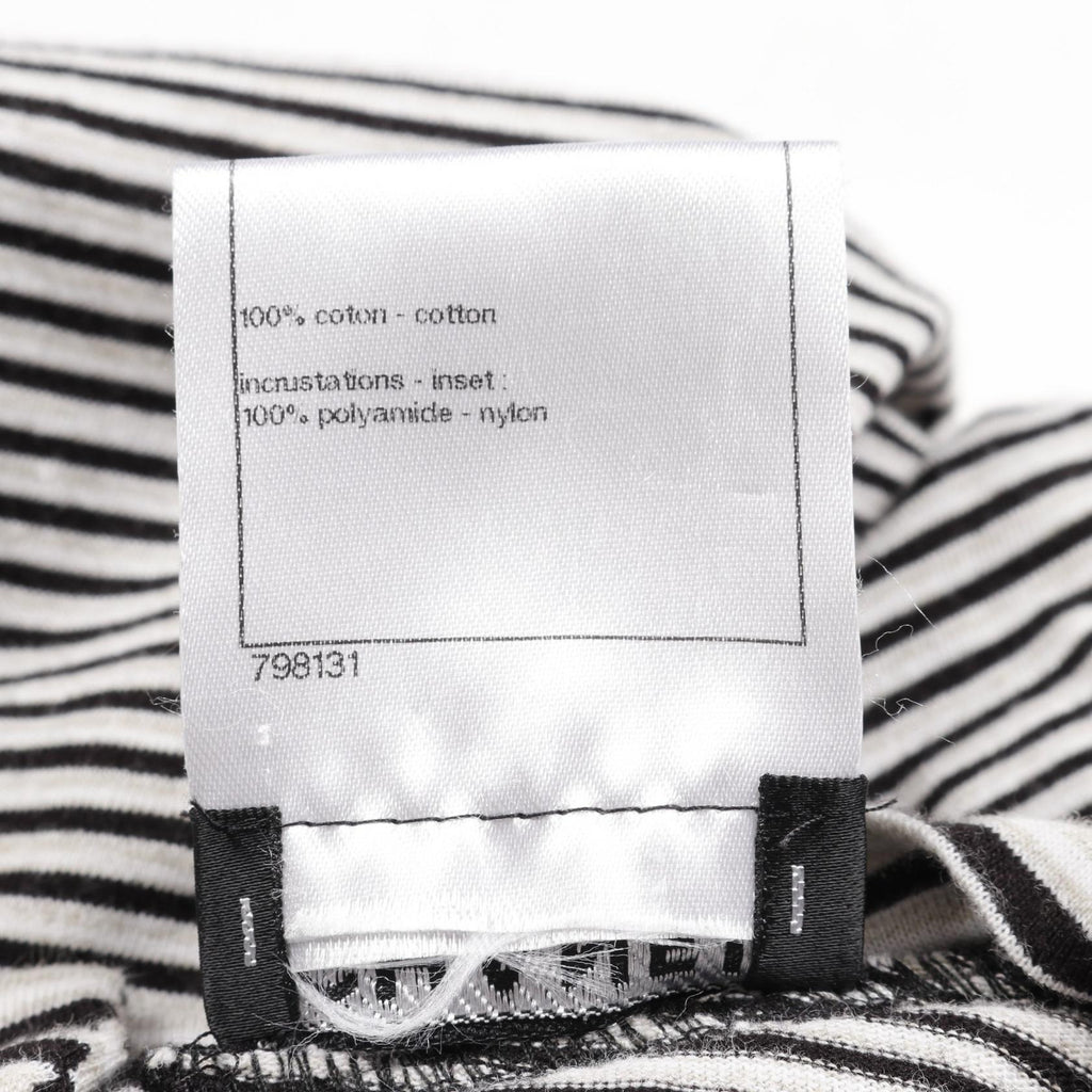 Chanel Coco Mark Button Cotton Top