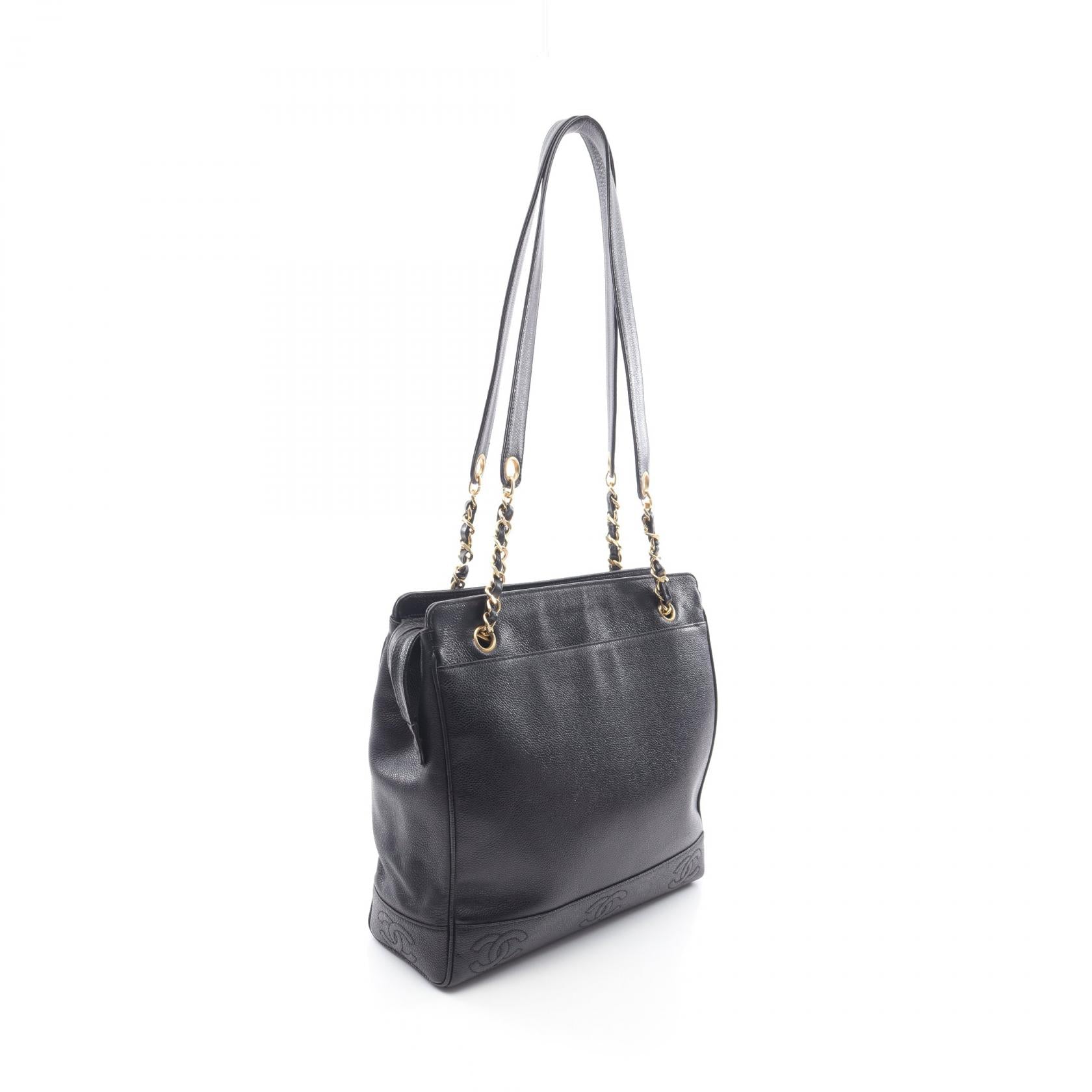 Chanel Triple Coco Calf Tote Bag