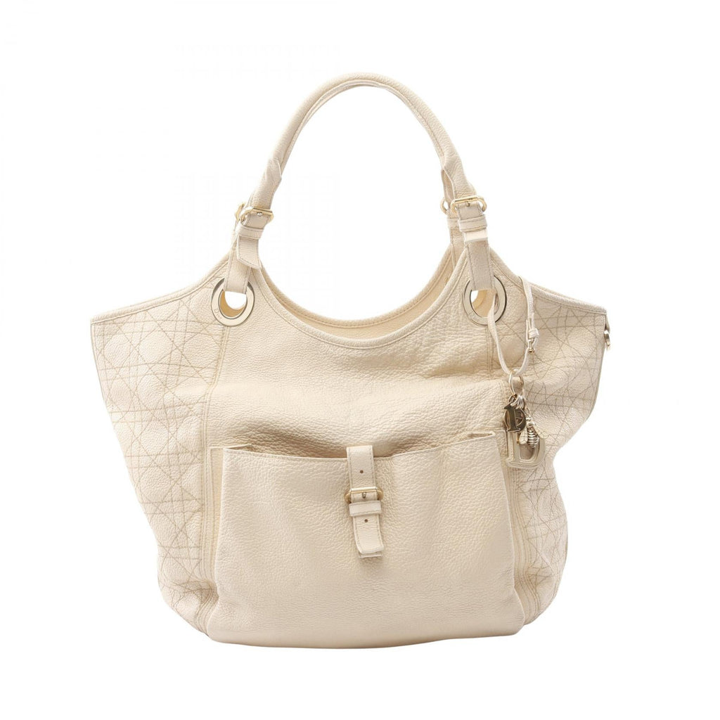 Christian Dior Cannage Leather Tote Bag