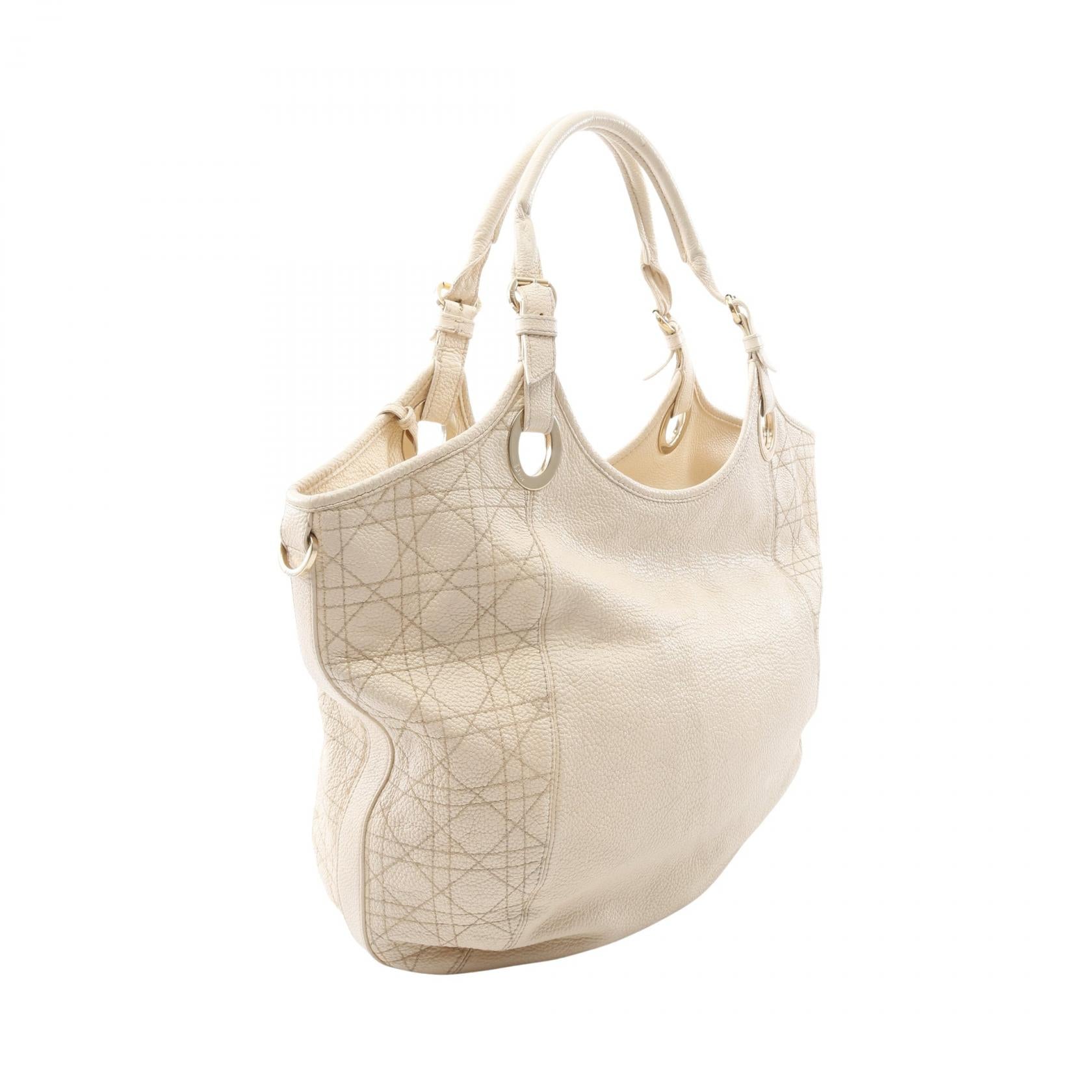 Christian Dior Cannage Leather Tote Bag